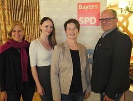 Simone Strohmayr, Lisa Krüger, Claudia Müller, Georg Wiedemann (Bild: Daniel Grün)