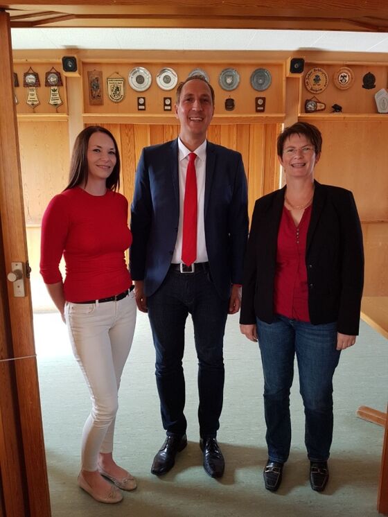 v. l.: Lisa Krüger, Christoph Schmid, Claudia Müller