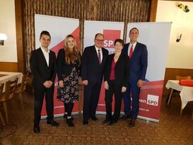 Daniel Becht, Marion Segnitzer, Georg Wiedemann, Claudia Müller und Christoph Schmid